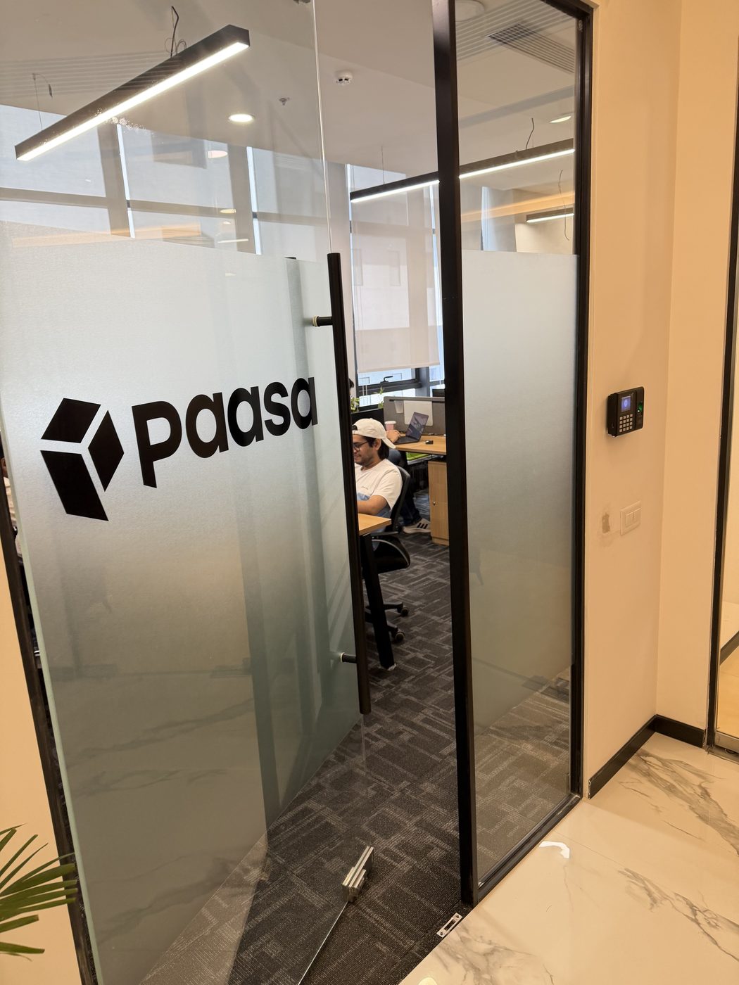 The Paasa office entrance